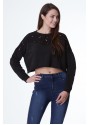 ÖNÜ DANTELLİ SWEAT